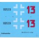 Decals for 1/32 Heinz Bar Messerschmitt Me-262 A-13