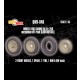 1/35 Sd.Kfz. 250 Uncommon Off-road Wheels with Masks for Takom kits