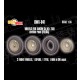 1/35 Sd.Kfz. 250 Civilian Tread Wheels with Masks for Takom kits