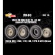 1/35 Sd.Kfz. 251 Late Rim Common Off-road Wheels with Masks for Border kits