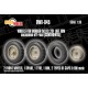 1/35 Sd.Kfz. 251 Late Rim Uncommon Off-road Wheels with Masks for Border kits