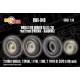 1/35 Sd.Kfz. 251 Road Wheels with Masks (phoenix-harburg) for Border kits