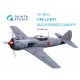 1/48 WWII Lavochkin La-9/11 Vacuformed Clear Canopy for ARK kit