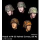 1/35 Heads with WSS Helmet Cover set #2 (5pcs)