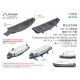 1/350 IJN 13m Special type Transportation Boat and 8m Motor Launch for Carriers