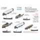 1/700 IJN Light Cruiser Boats set (8pcs for 1 cruiser)