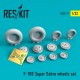 1/32 F-100 Super Sabre Wheels set for Trumpeter kits