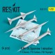 1/32 AIM-7A Sparrow I Missiles (4pcs) for F-3 Demon/F7U Cutlass/F3D Skynight