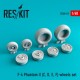 1/48 F-4 Phantom II C/D/E/F Wheels for Academy/Eduard/Hasegawa/Italeri/Revell/SWS