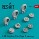 1/48 F-80 Shooting Star Type #3 Wheels for Hasegawa/Monogram/Hobby Boss/Bandai kits