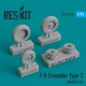 1/72 F-8 Crusader Type 2 Wheels set for Academy/Italeri/Hasegawa kits