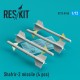 1/72 Shafrir-2 Missile (4pcs) for AML/Special hobby/Azur/ kits