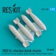 1/72 1000 lb Retarded Bomb Checks (4pcs, 117-951 tail fuze)