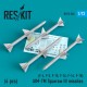 1/72 AIM7M Sparrow III Missiles (4pcs) for F-4, F-5, F-15, F-16, F-14, F-18