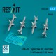 1/72 AIM-7E Sparrow III Missiles (4pcs) for F-4 Phantom II, F-3H Demon