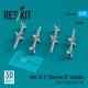 1/72 AIM-7E-2 Sparrow III Missiles (4pcs) for F-4, F-15, F-16, F-14