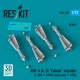 1/72 AIM-4 (A, B) Falcon Missiles (4pcs) for F-89H, F-101B/F (early, late), F-102A