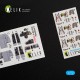 1/72 F-4EJ Kai Phantom II Interior 3D Decals for Hasegawa kit