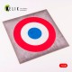 1/72 - 1/48 France Roundel Acrylic 3mm Base (240 x 240 mm)