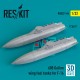 1/32 F-16 600 Gallon Wing Fuel Tanks (2pcs, 3D Printed)