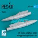 1/72 F-16 370 Gallon Wing Fuel Tanks with Pylons Type #1 for (2pcs, 3D Printed)