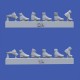 1/35 WWII German DAK Boots Assorted Positions