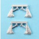 1/144 Hurricane Landing Gear for Sweet Aviation Models (2 sets, white metal)