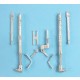 1/18 Focke-Wulf Fw 190A-5 Landing Gear for Hobby Boss kits (white metal)