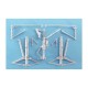 1/48 S2F Tracker Landing Gear for Kinetic kits (white metal)