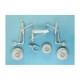 1/48 OV-10 Bronco Landing Gear for Testors kits (white metal)