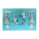 1/48 Sea Harrier FRS.1/FA.2/GR.3 Landing Gear for Airfix kits (white metal)