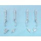 1/48 Mitsubishi A6M2 Zero Landing Gear (2 sets) for Eduard kits