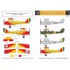 Decals for 1/72 De Havilland DH-82A Tiger Moth "Nordic Air Forces"