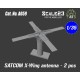 1/35 UHF Satcom X-Wing Antenna AV2090-4 (2pcs)