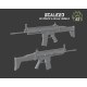 1/35 Scar-L (4pcs) Assault Rifles