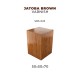 50 x 50 x 70 Jatoba Wood Base for Miniatures (Brown Varnish)