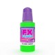 Acrylic Fluorescent Paint - Techno Green (17ml, Matt Finish)