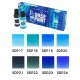 Drop & Paint Range Acrylic Colours Set - Blue Moon (Each: 17ml, 8 Bottles)