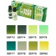 Drop & Paint Range Acrylic Colours Set - Green Manalishi 2 (Each: 17ml, 8 Bottles)