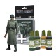 1/35 Warfront Miniatures & Acrylic Paints Pack - Rottenfuhrer + Felgrau