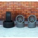 1/24 15&quot; Ronal Kleeblatt 8' Wheels with Regular Profile Tyres