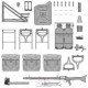 1/16 WWII German R75 with Sidecar Upgrade Parts A for Freedom Model kits