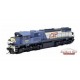 HO Scale 16.5mm Queensland Rail High Nose QR Blue #2400 Locomotives 1977-89 w/Sound