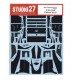 1/20 Braun Tyrrell Honda 020 Carbon Decal for Tamiya kits