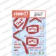 1/24 Fiesta 'BRC' #203 Rally San Remo 2014 Decal for Bel-003