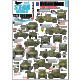 1/35 Decals for Indochine #1 - Armoured Cars White Scout Car, Humber SC, Panhard 178