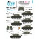 1/35 Decals for ZSU-57-2 - Soviet, Poland and DDR/East Germany in Cold War