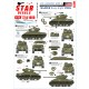 1/72 US Armour Mix # 1. US M4A3E8 'Easy Eight' tanks in NV Europe 1944-45