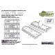 1/35 T-34/76 1940 Early Cast Tracks for Mono X Dragon kit #MD-004