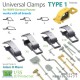 1/35 Universal Clamps Type 1 for WWII German Panzer